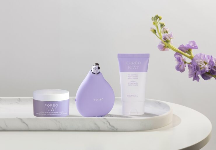 M 02 FOREO Active Pore Blackhead Mask KIWI™ derma and KIWI™ Oil Control Mattifying Moisturizer