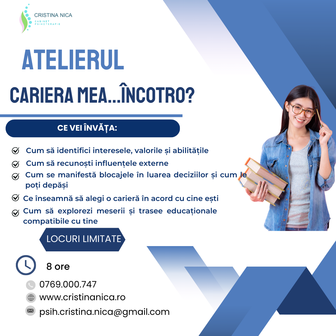 „Cariera mea...încotro?” 1 Cariera mea încotro