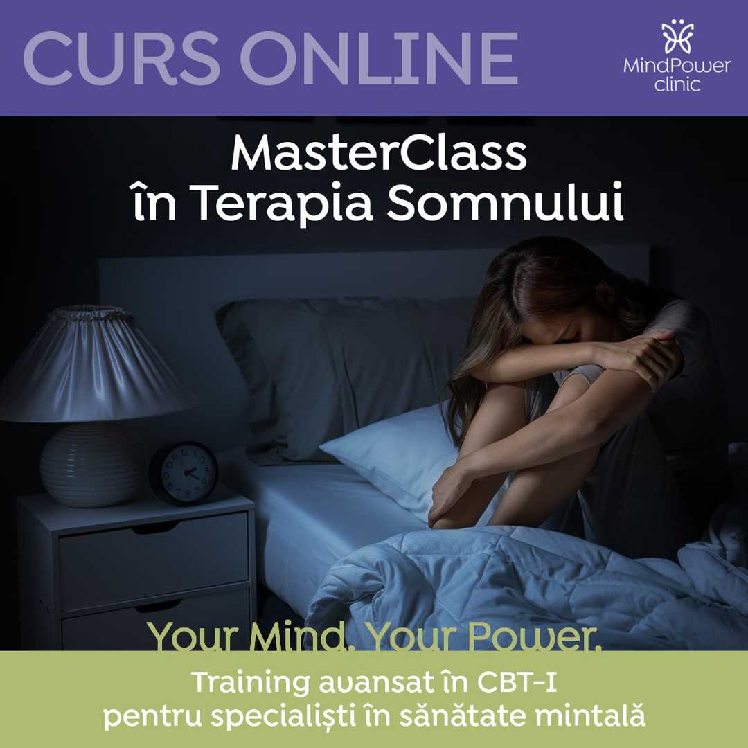 MasterClass în Terapia somnului – CBT-I 1 MasterClass în Terapia somnului – CBT-I