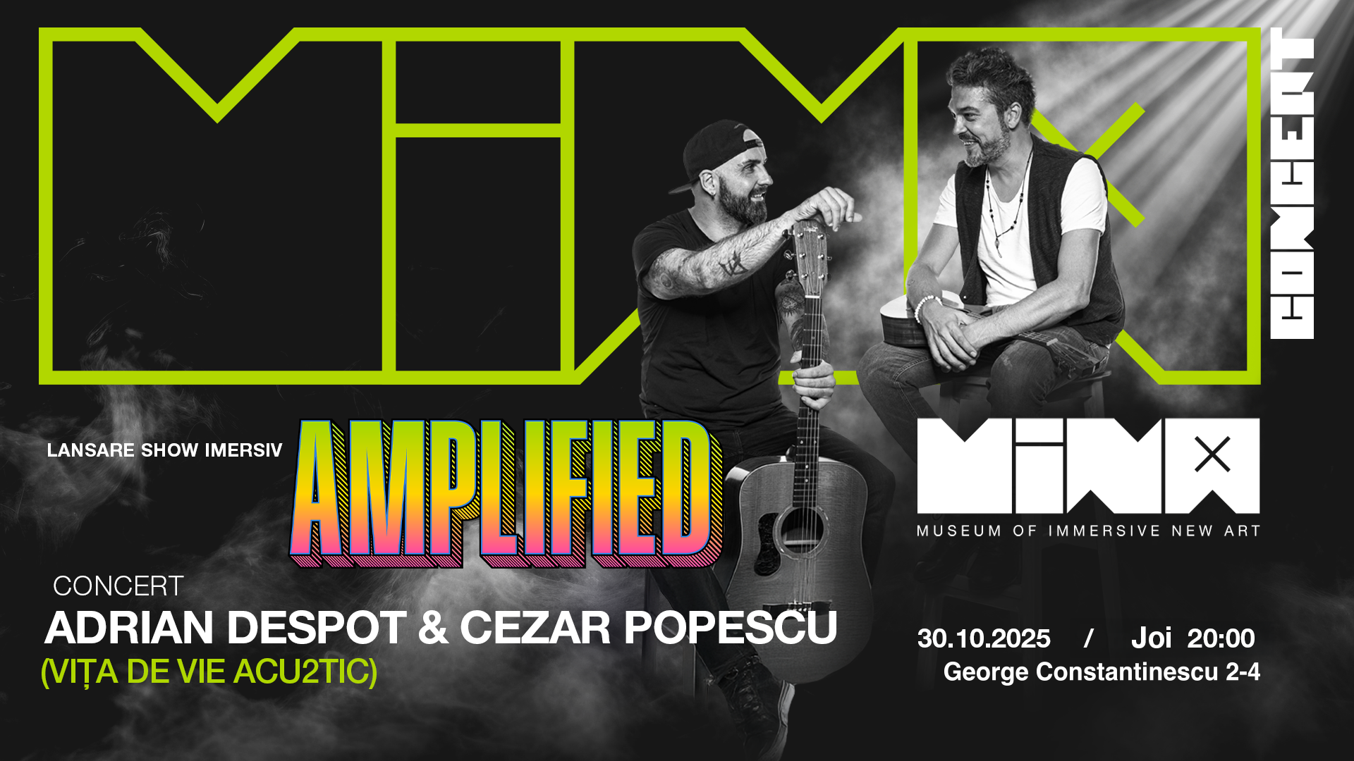 Rolling Stone Presents: AMPLIFIED – The Immersive Rock Experience în premieră la MINA, din 1 noiembrie 2 Rolling Stone Presents: AMPLIFIED – The Immersive Rock Experience