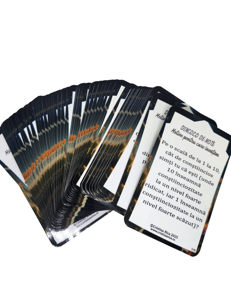 Strategii de învățare: cum să transformi studiul într-o experiență plăcută și cu sens 4 Setul de cartonase „Dincolo de note – Motive pentru care invatam 2