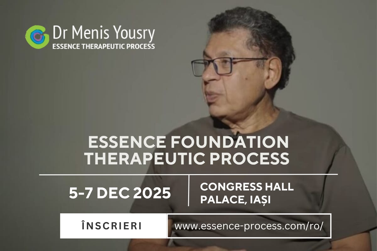 Essence Foundation Therapeutic Process, seminarul transformațional susținut de Dr. Menis Yousry ajunge la Iași