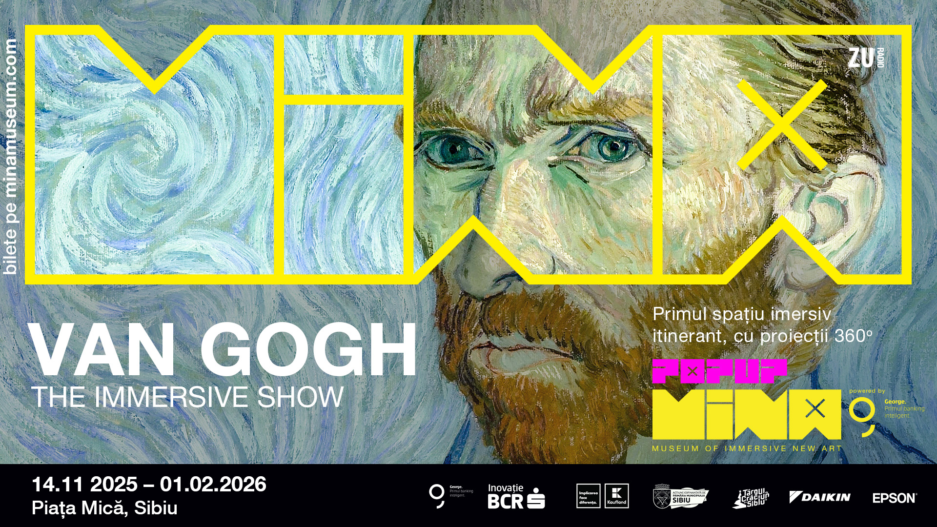 Van Gogh în premieră la MINA Pop-Up Sibiu 3 Van Gogh în premieră la Sibiu