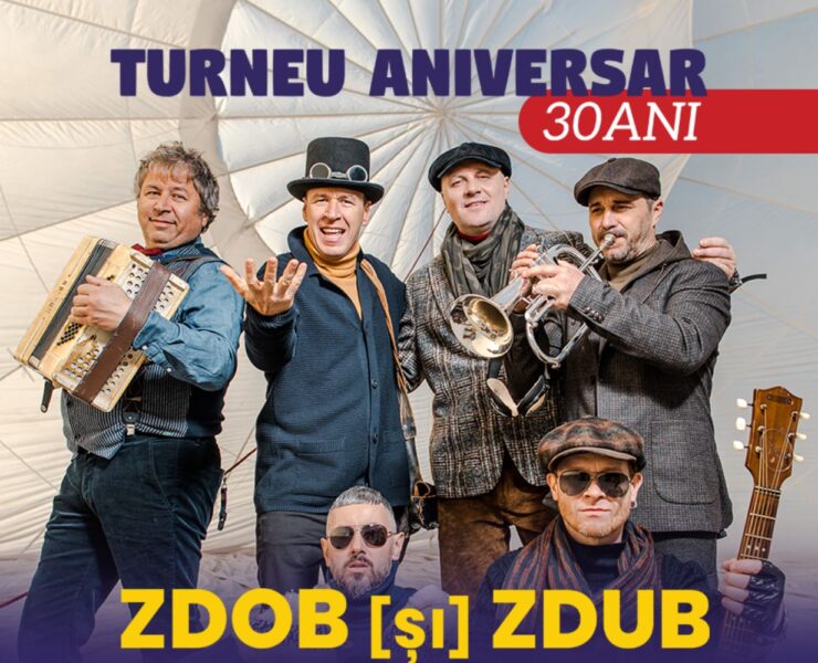 Zdob și Zdub aniversează 30 de ani de muzică printr-un concert special la Arenele Romane