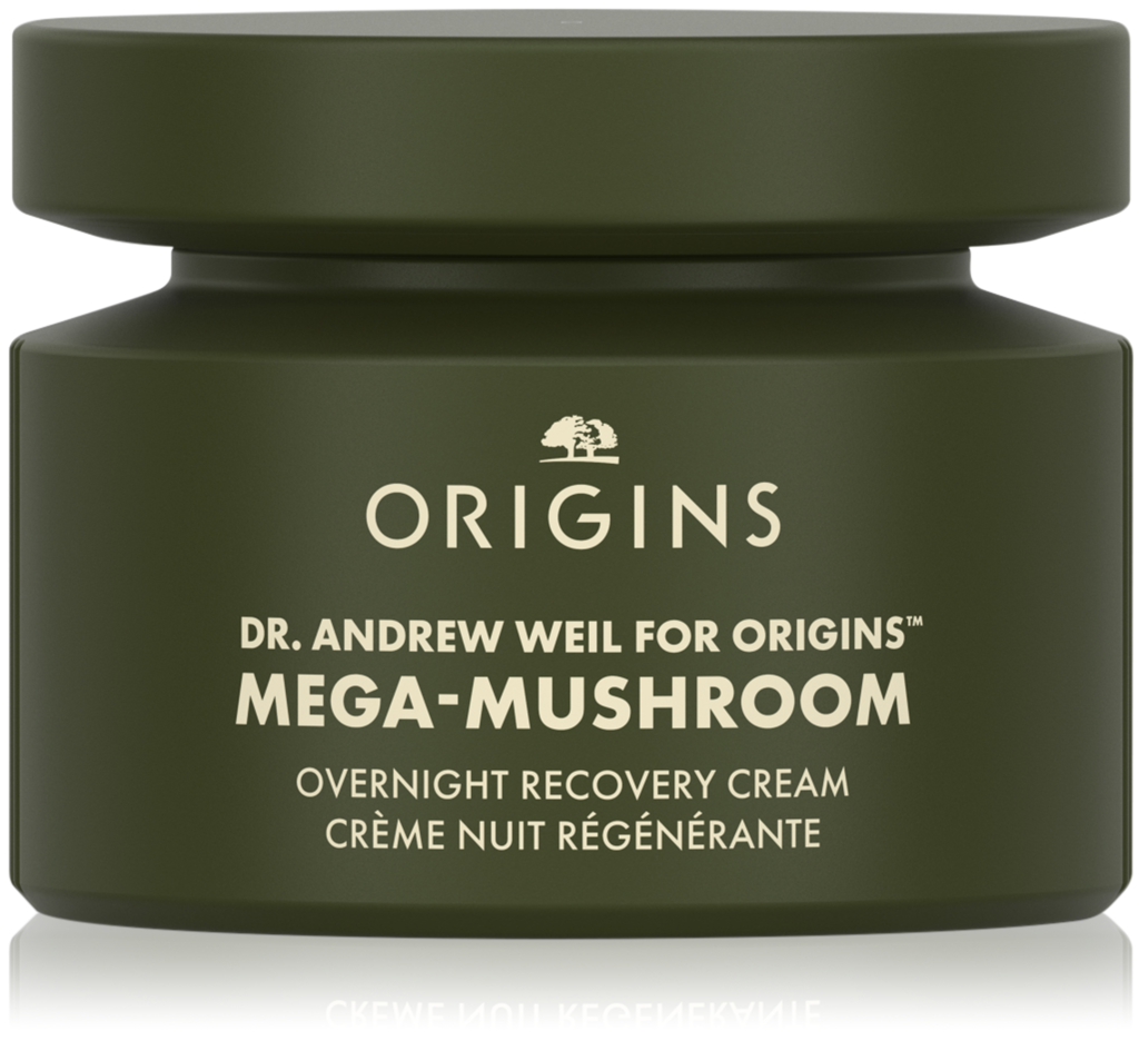 Ritualul de seară pentru un ten calm, luminos și odihnit 5 Origins Mega-Mushroom Overnight Recovery Cream