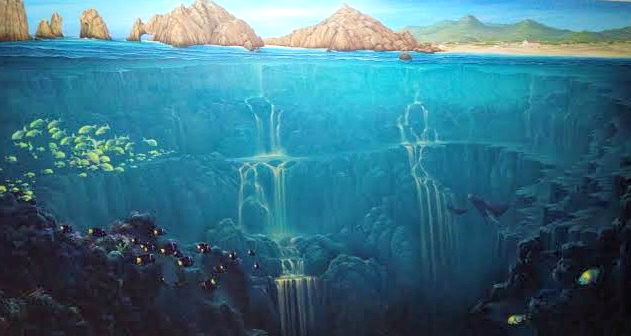 Fenomenul „nisipul curgător” și legătura cu Sandplay Therapy 5 Cascadă de nisip văzută din apă