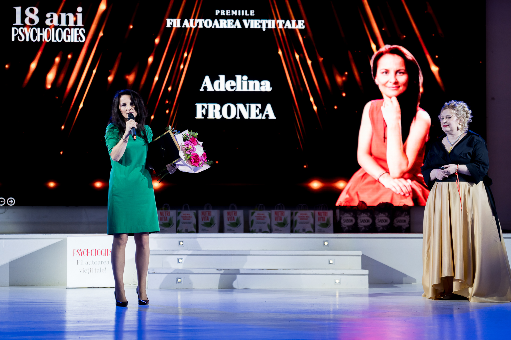 Psychologies România a sărbătorit 18 ani prin Gala „Premiile Fii autoarea vieții tale” 6 Adelina Fronea la Gala „Premiile Fii autoarea vieții tale”