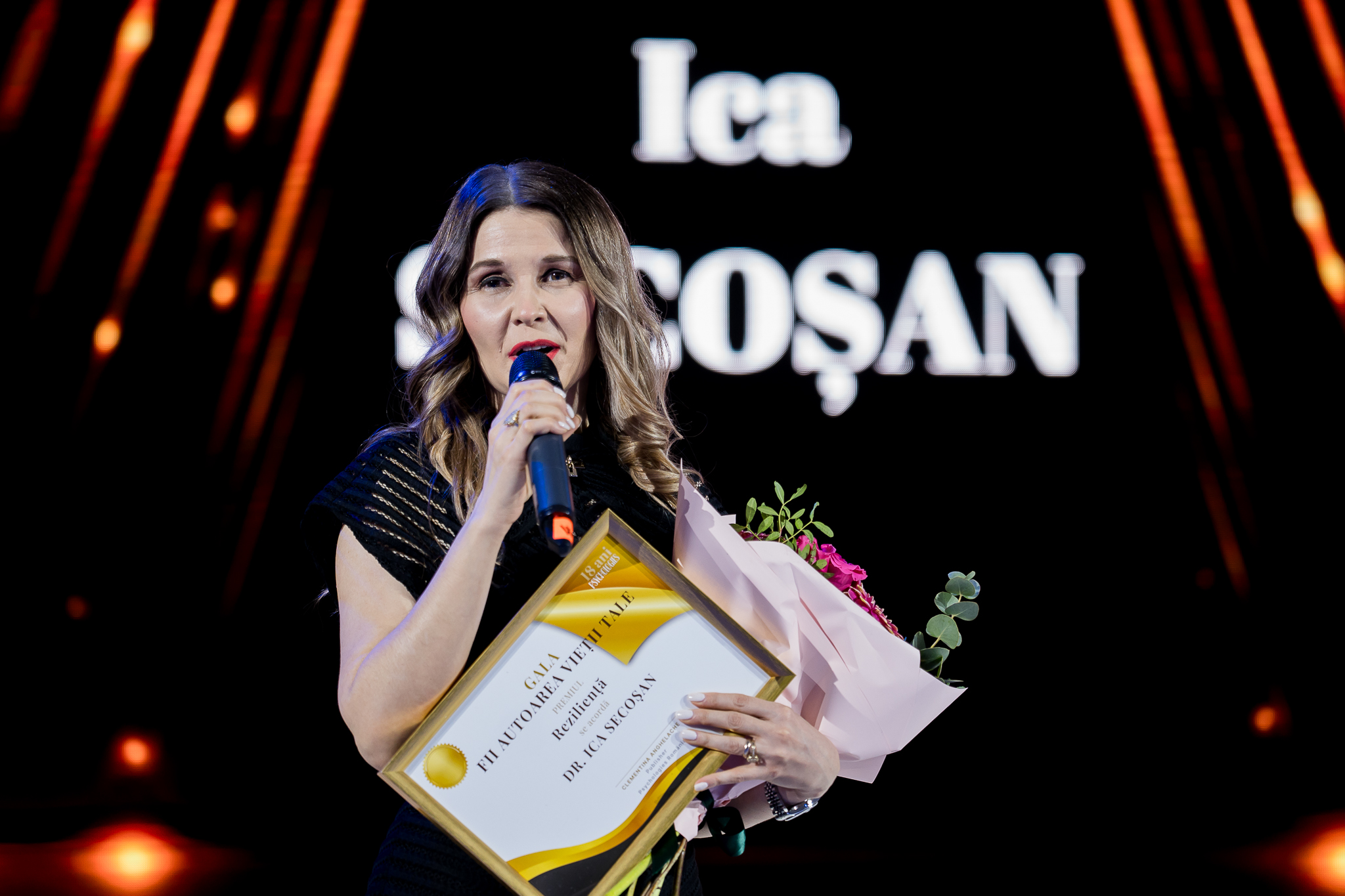 Psychologies România a sărbătorit 18 ani prin Gala „Premiile Fii autoarea vieții tale” 9 Dr. Ica Secoșan la Gala „Premiile Fii autoarea vieții tale”