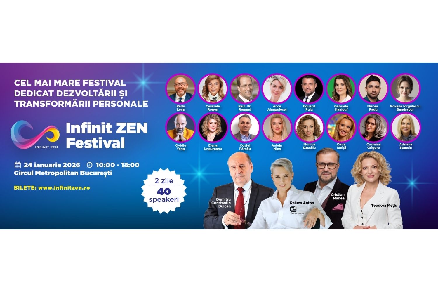 Infinit ZEN Festival 2026 – Când mintea, corpul și sufletul se întâlnesc