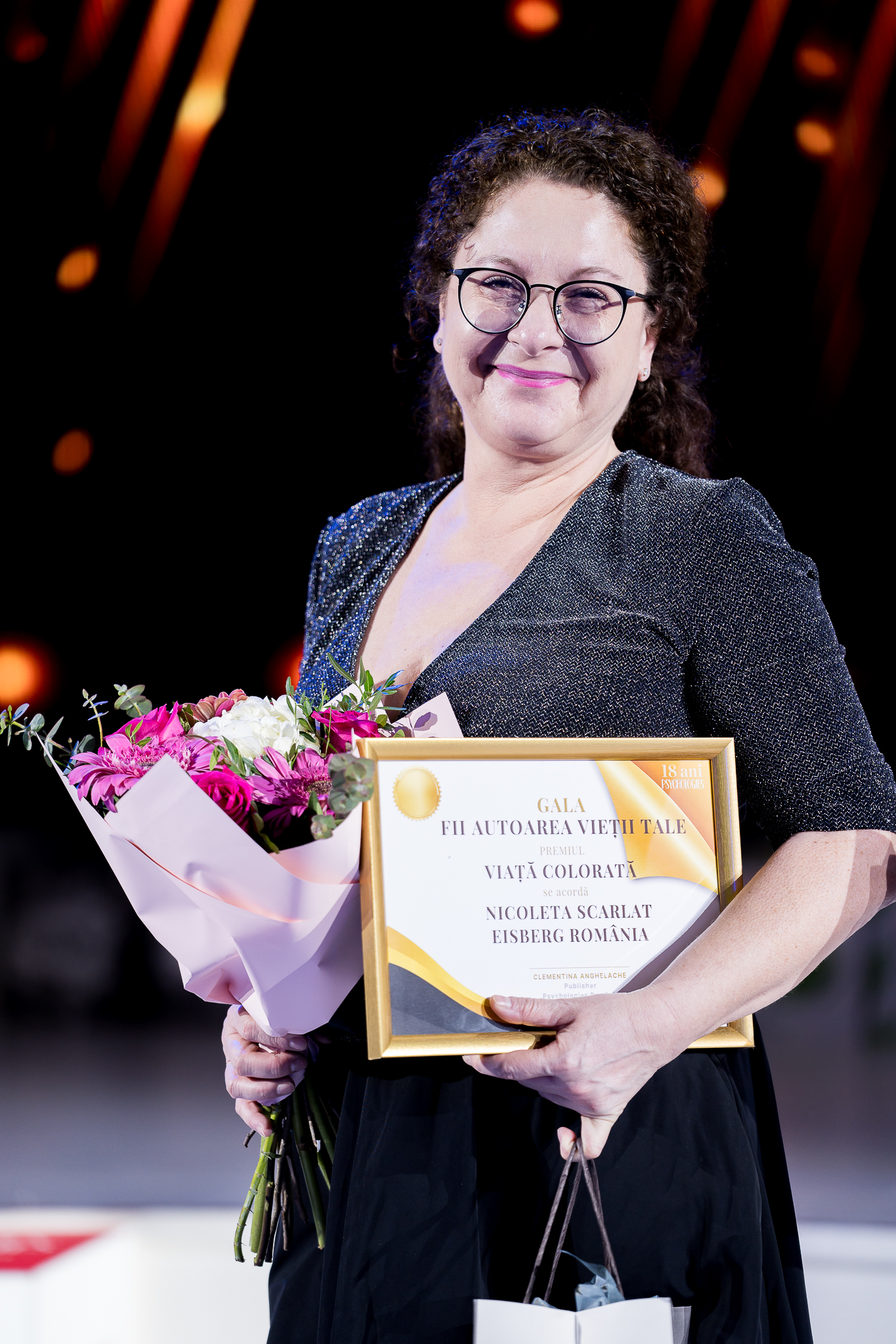 Psychologies România a sărbătorit 18 ani prin Gala „Premiile Fii autoarea vieții tale” 15 Nicoleta Scarlat la Gala „Premiile Fii autoarea vieții tale”
