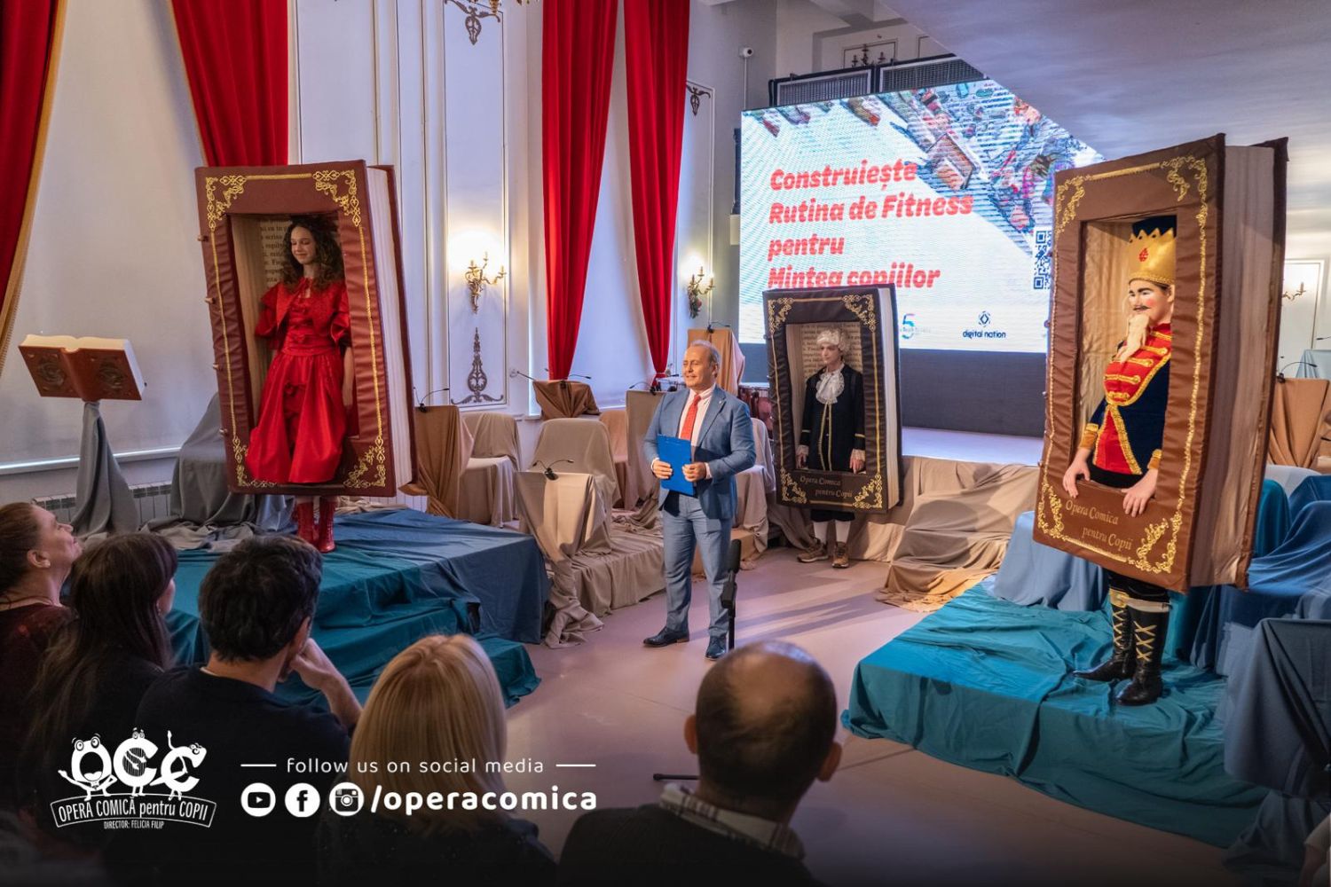 Cărțile prind viață în Festivalul Cărților Deschise la Opera Comică pentru Copii