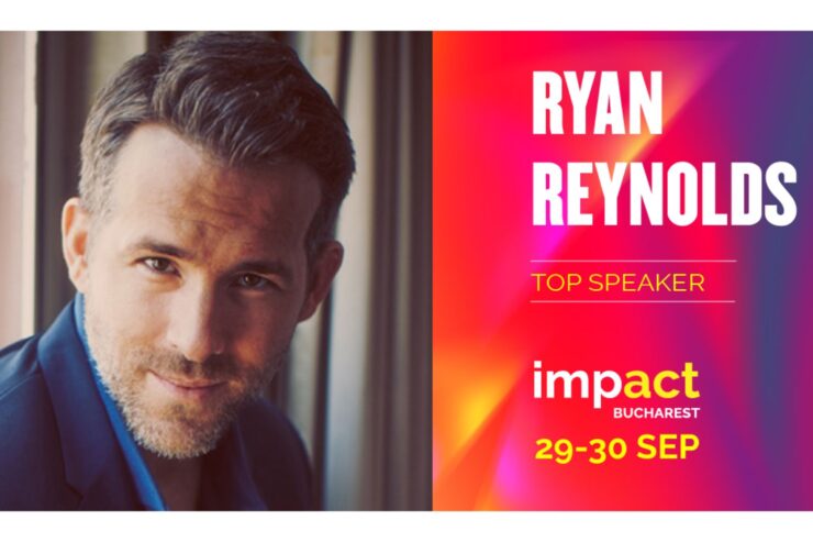 Ryan Reynolds vine pentru prima dată în România – live pe scena IMPACT Bucharest