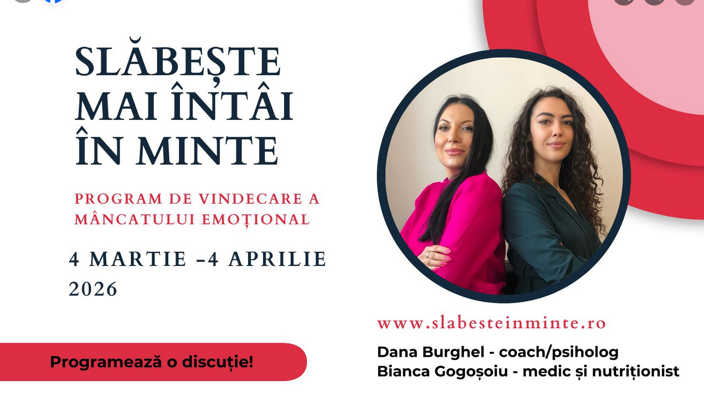 Slăbește mai întâi în minte