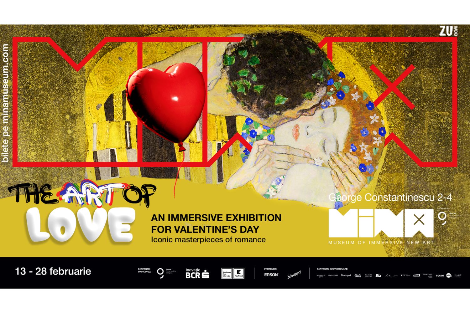 The Art of Love: o expoziție imersivă de Valentine’s Day