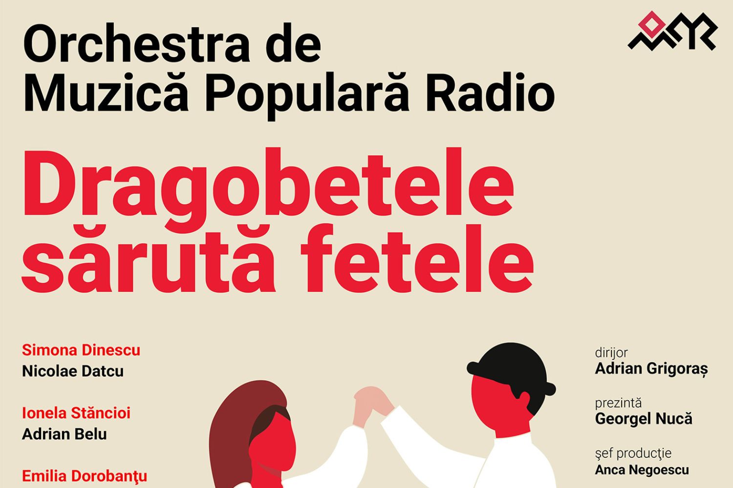 „Dragobetele sărută fetele” – concert folcloric la Sala Radio