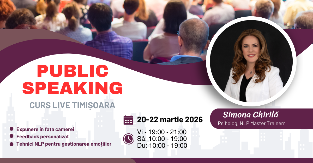 PUBLIC SPEAKING – Vorbesc cu Încredere