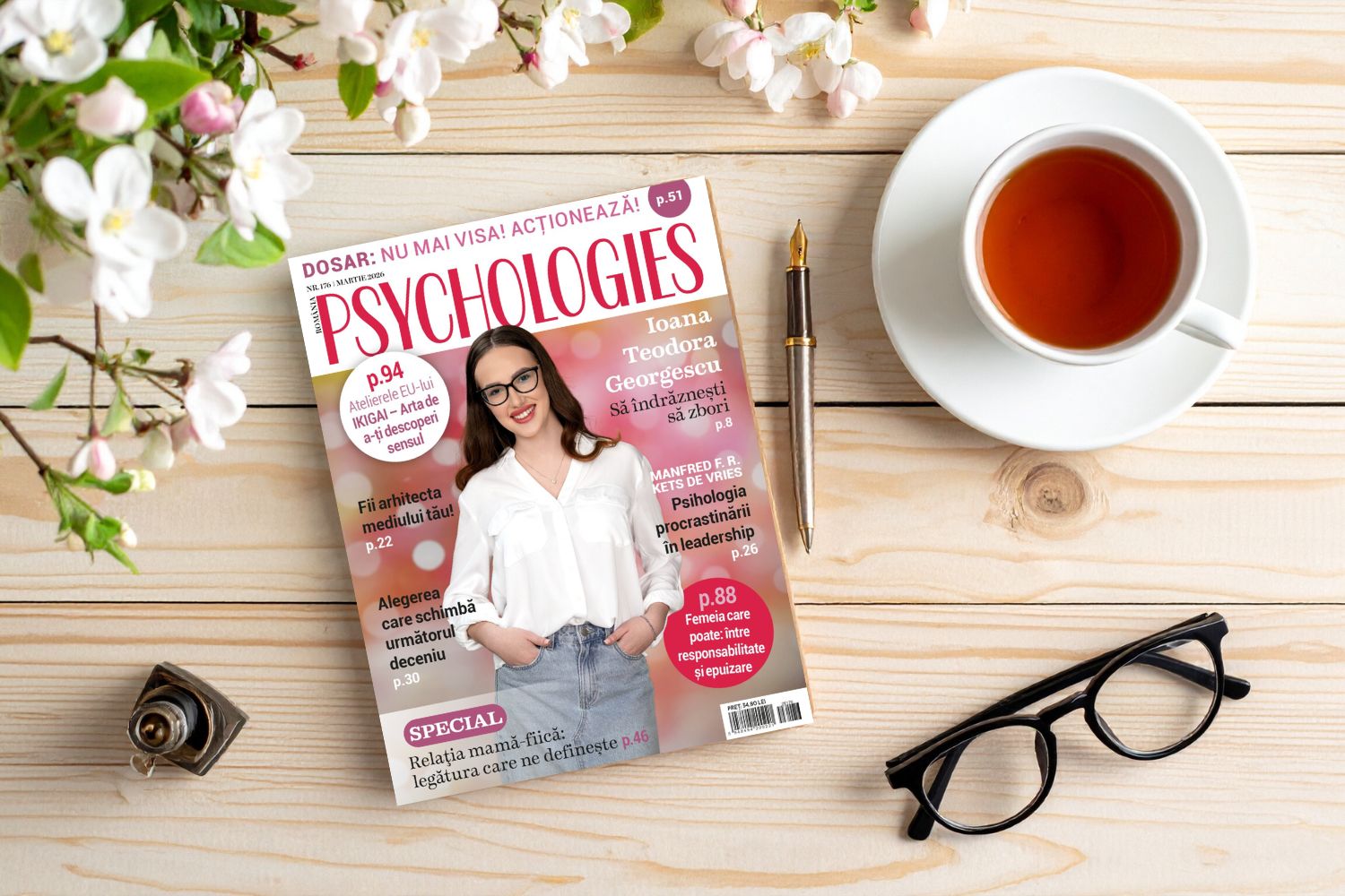 Unde găsești ediția de martie a revistei Psychologies #176?