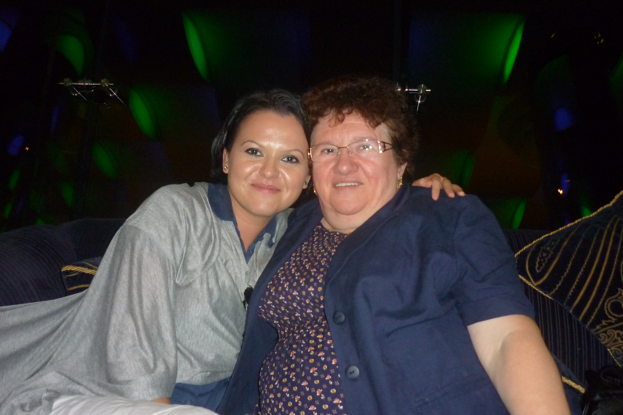 Mama și cu mine la aniversarea ei, 2010