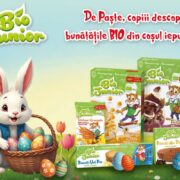 Caută cerealele și biscuiții Bio Junior în coșulețul Iepurașului
