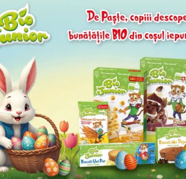 Caută cerealele și biscuiții Bio Junior în coșulețul Iepurașului
