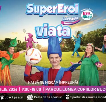 Copiii redescoperă mișcarea în aer liber la SuperEroi pentru Viață 2026