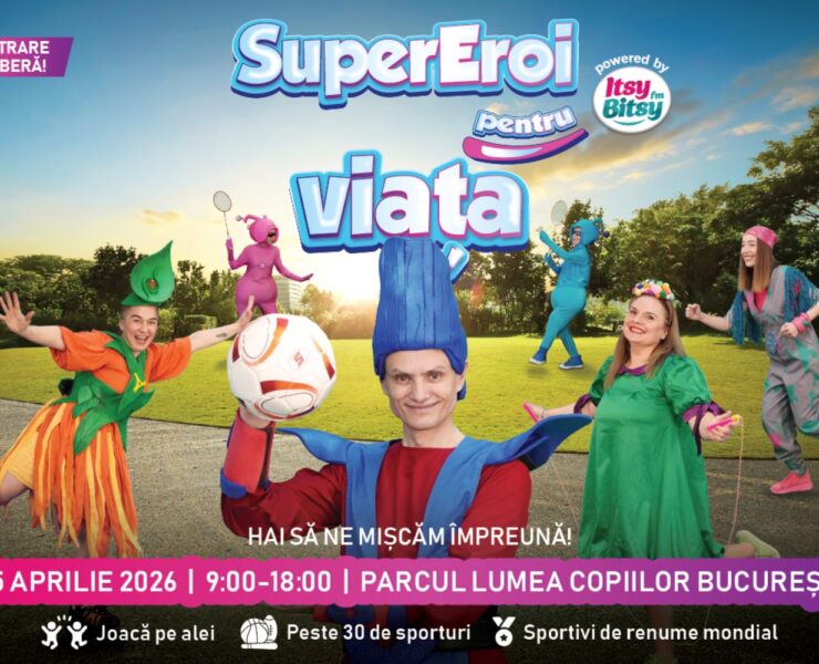 Copiii redescoperă mișcarea în aer liber la SuperEroi pentru Viață 2026