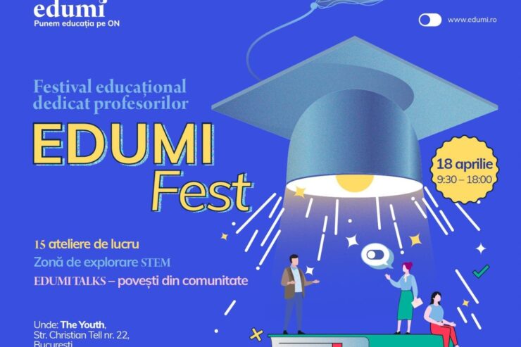 EDUMI Fest: primul festival dedicat profesorilor din România are loc pe 18 aprilie la București